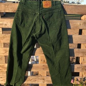 Vintage Forest Green Cord Levi’s